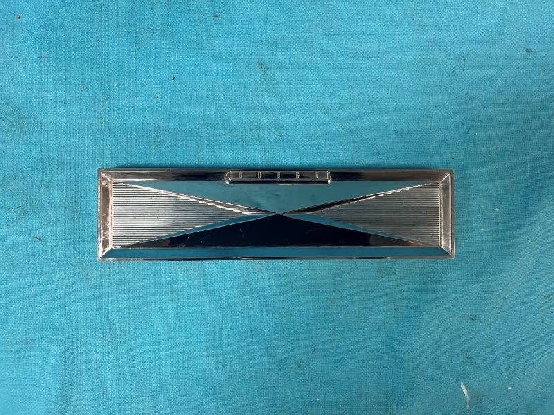 radio opening cover - Radio Delete plate - chrome