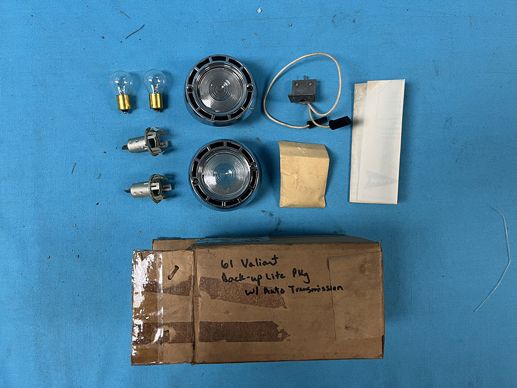 Backup Light Package for Automatic Transmission vehicles.