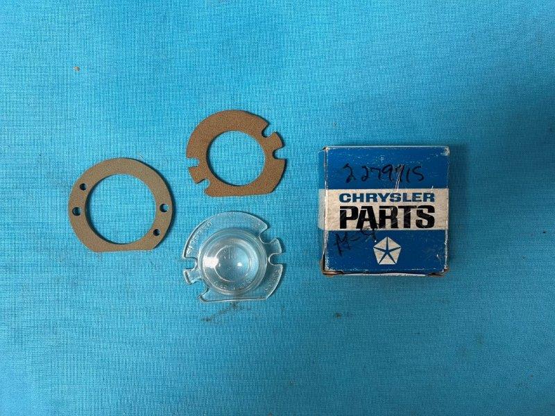 Backup lens and gasket.  1962 Valiant hardtop and 1963-64 Darts wagon.