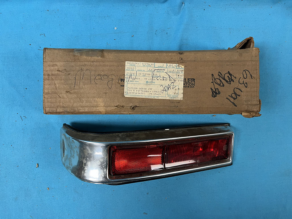 Tailight Assembly - Passenger side