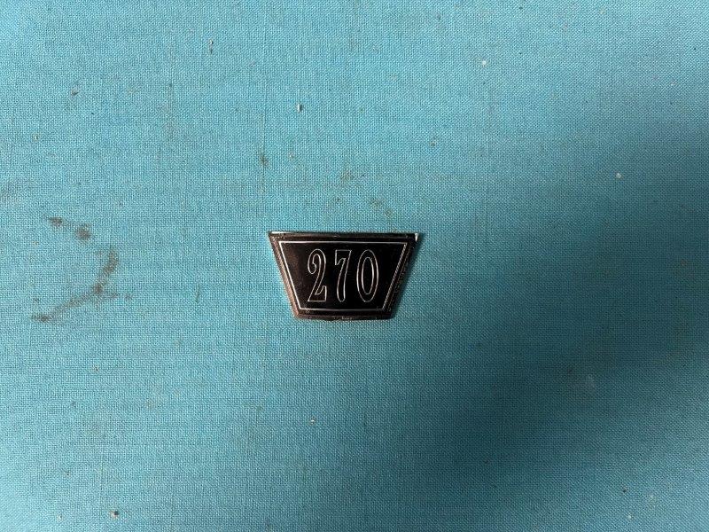 Dart 270 Hood Ornament plastic insert