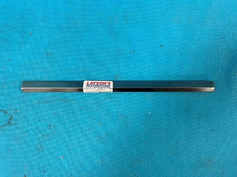 Passenger side quarter front belt molding.  Dart GT Hardtop.