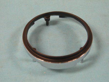 Woodgrain steering wheel column base ring