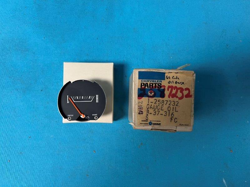 Oil Pressure gauge