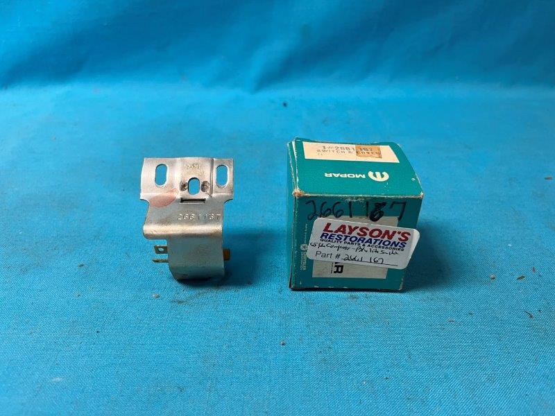 Backup Light switch with automatic transmission.  For column column shift vehicles.  Found under the dash on the top of the column.  This is where a pin comes out of the column and moves with the shifter.
