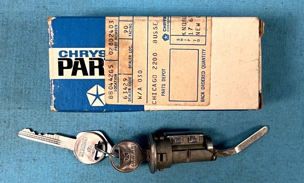 Trunk Lock & Keys