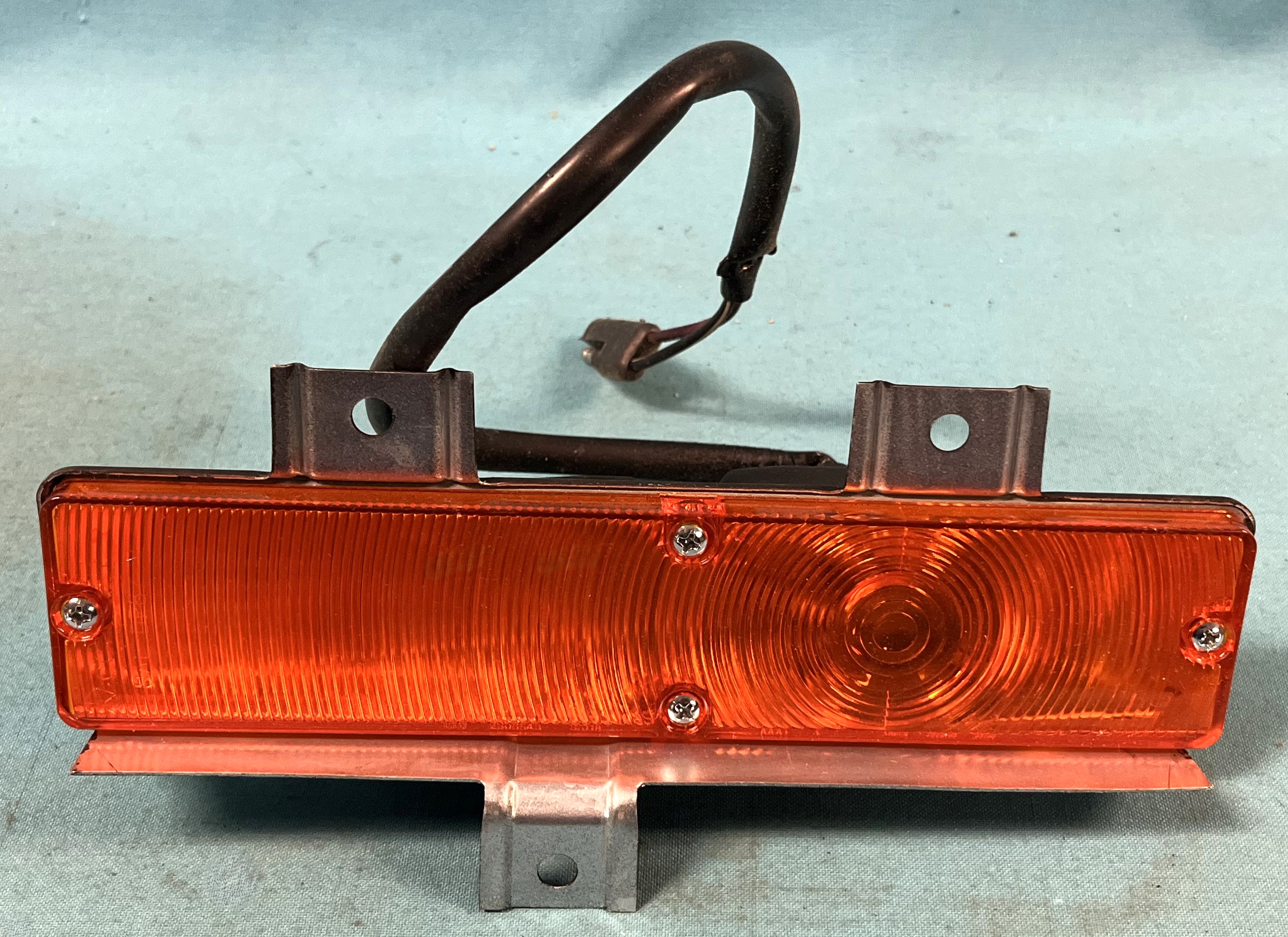 Parking Lamp Assembly - Drivers side.  Now this technically is for a 1968 as the lens is amber.  For 1967 it was clear using an amber bulb - that is the only difference here.