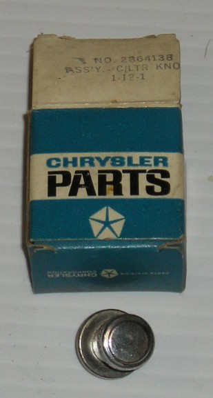 Cigar / Cigarette Lighter Knob