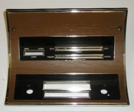 Woodgrain Radio & Heater bezel