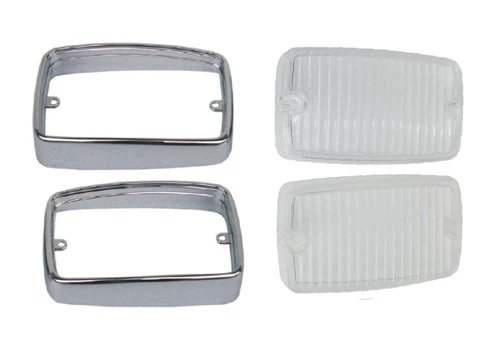Front Parking Bezels and lenses (both sides) - set - discount exempt