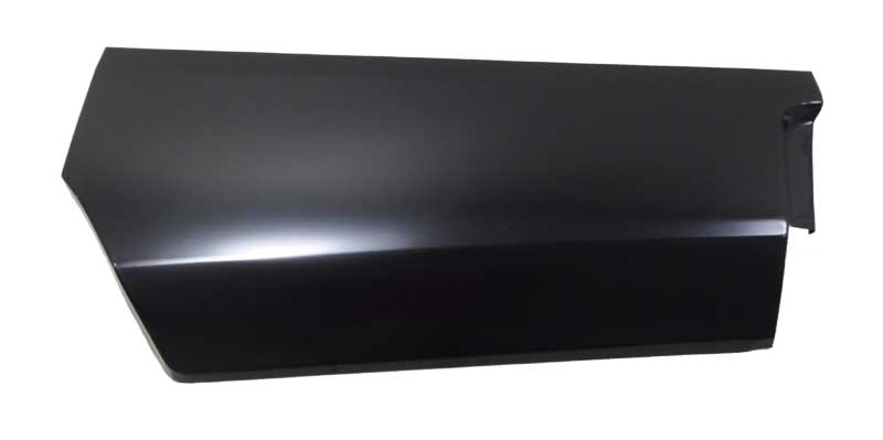 Lower Rear Quarter panel patch panel - drivers side.  This panel is cut above side marker light where applicable and a larger patch panel from others shown in this section but DOES NOT have the side marker hole pre-cut.