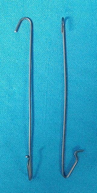 Headliner bow clip (pair) - exact reproductions for the models shown.  All B-body Hardtop except Charger