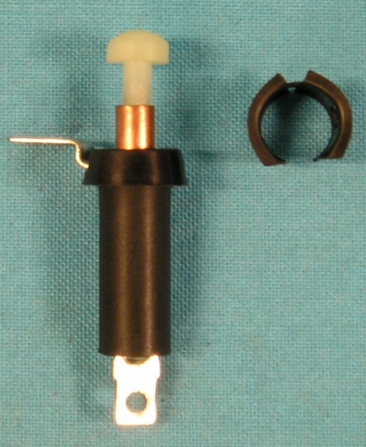 Brake Light Switch - all models with one  spade connector at the bottom and on the side.  Clip for wire connector included.