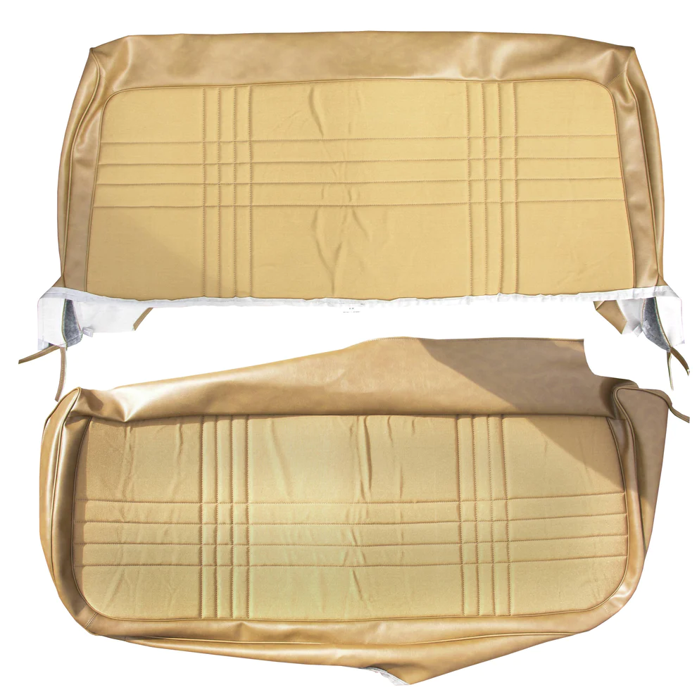 Front Straight Bench - 4dr Sedan - Cloth Style – Cloth inserts with Coachman grain skirts
