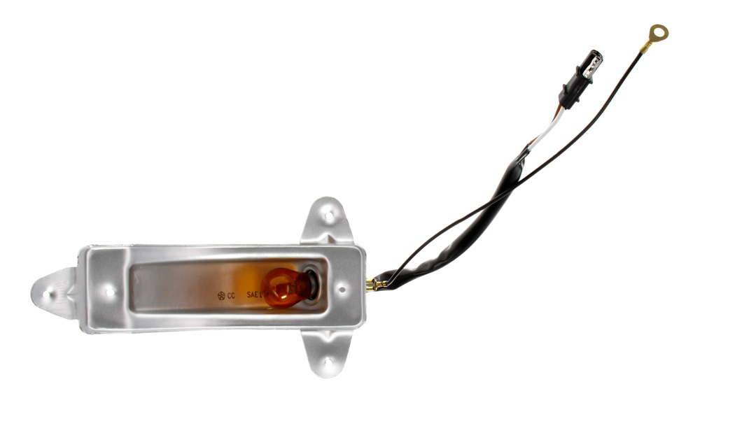 Front Parking Lamp Housing with wire pigtail - Passenger side