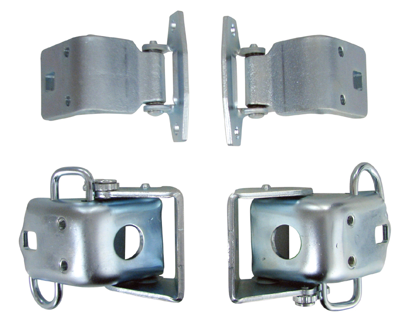 Door Hinge complete set - lower and uppers (set of 4)