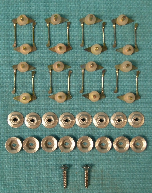 Vinyl Top molding clip kit - Dart and (Cuda)