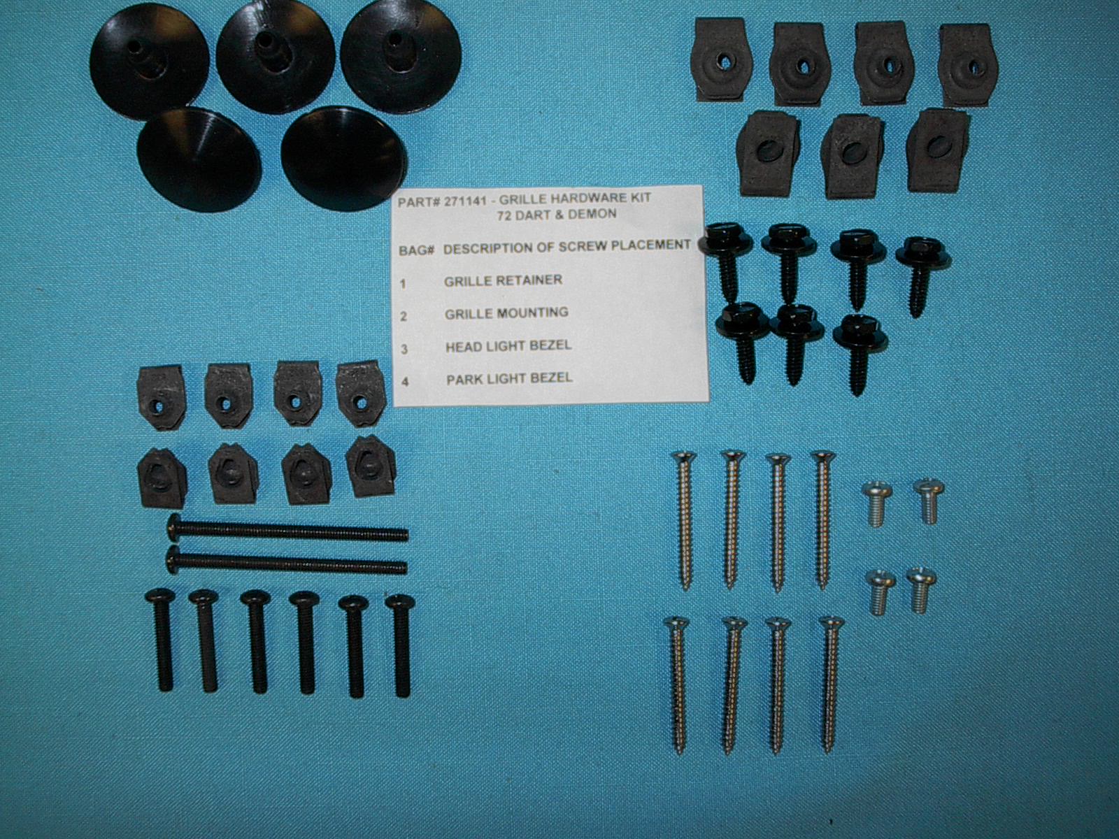 Grill Mounting Hardware Kit (47 pieces)