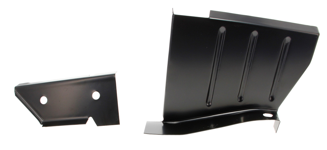 Rocker to Frame lower splash shields - Passenger side - 2 piece set