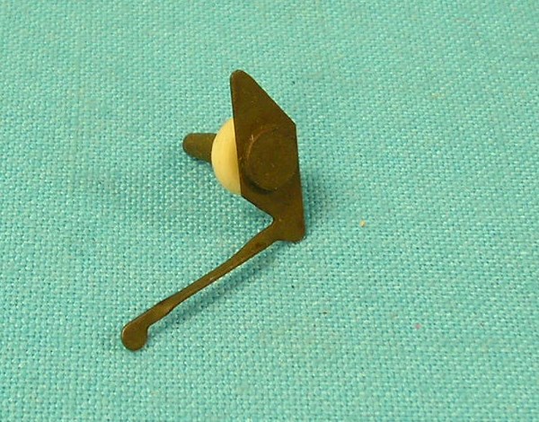Molding Stud - .77 w/plate - 1/8 x 1/2" stud - found on trunk panel mldgs for 1970-71 Barracuda's and others.