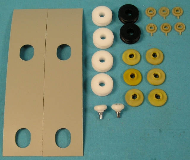 Complete quarter window roller kit.  For both sides of vehicle.
