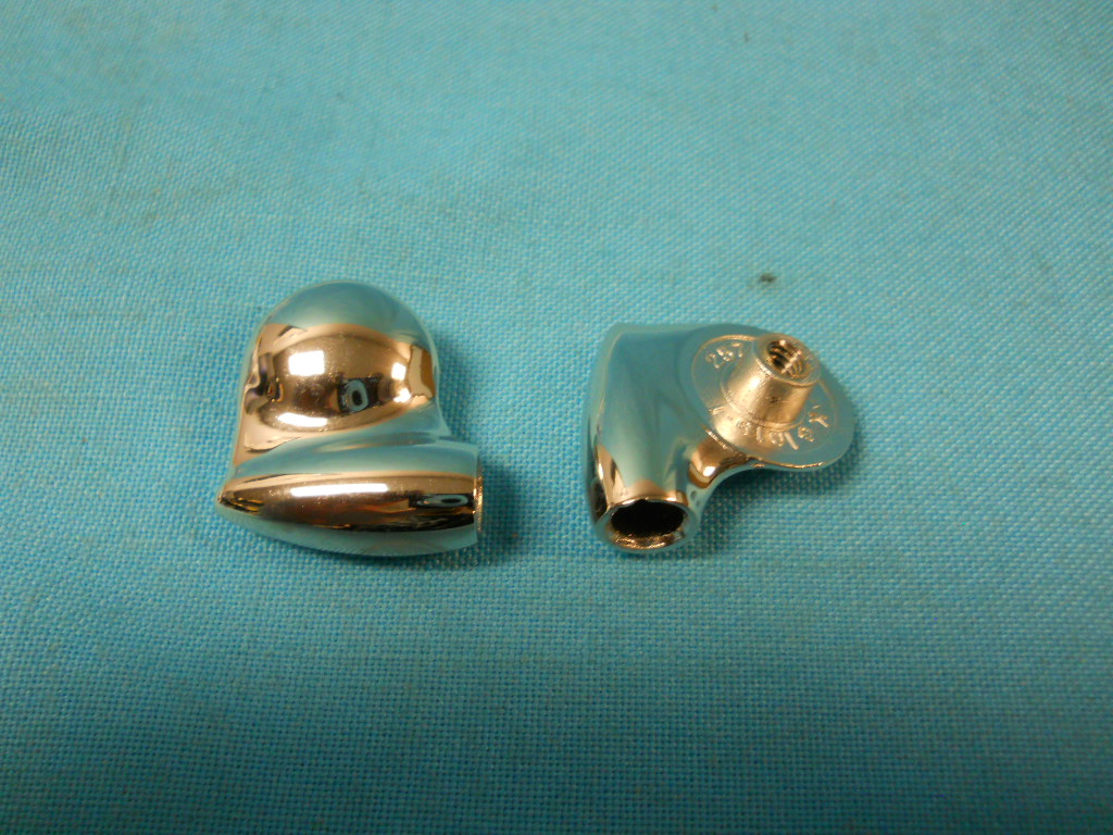 Vent window chrome pivots - pair