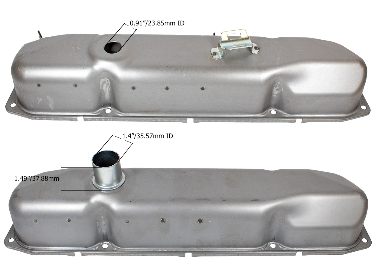 Big block Valve Covers - (pair) - OE style - 383, 440 HP