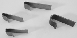 Rearend Housing Clip set.  Replace those rusty or missing brake line and e-break clips with OE style clips that weld on in their place.
