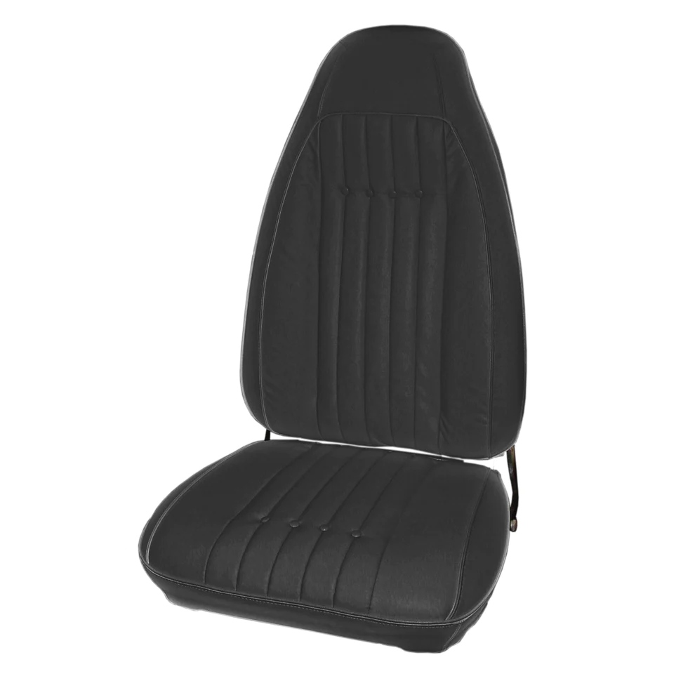 Front Bucket Seats (pair) - Leather Style - for R/T & Challenger.  BLack only at this time.
