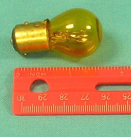 Bulb - Dual element - Amber bulb - Dual contact at base -  B1034A model number