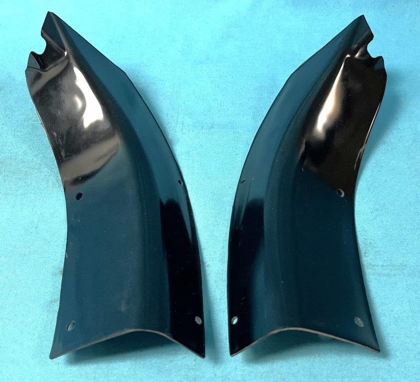 Interior Rear Window Plastic covers (pair).  Black