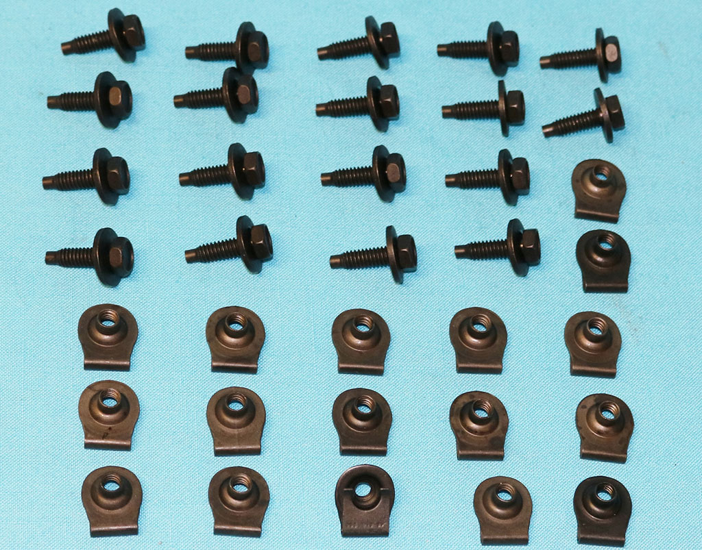 Front valance hardware set (40 pcs)