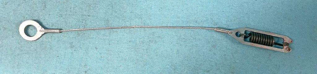 Self Adj. Cable with spring - mainly front drum - 11-7/16" in length