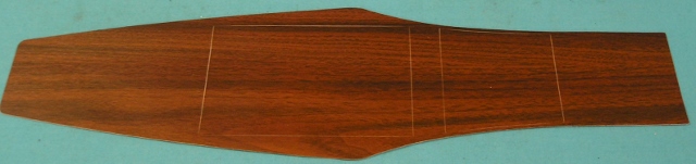 Console woodgrain for 4 speed applications.