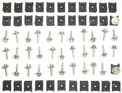 Dodge Ramcharger Air Grabber Seal & Air box mounting kit.  34 sets of screws and u-nuts provided.
