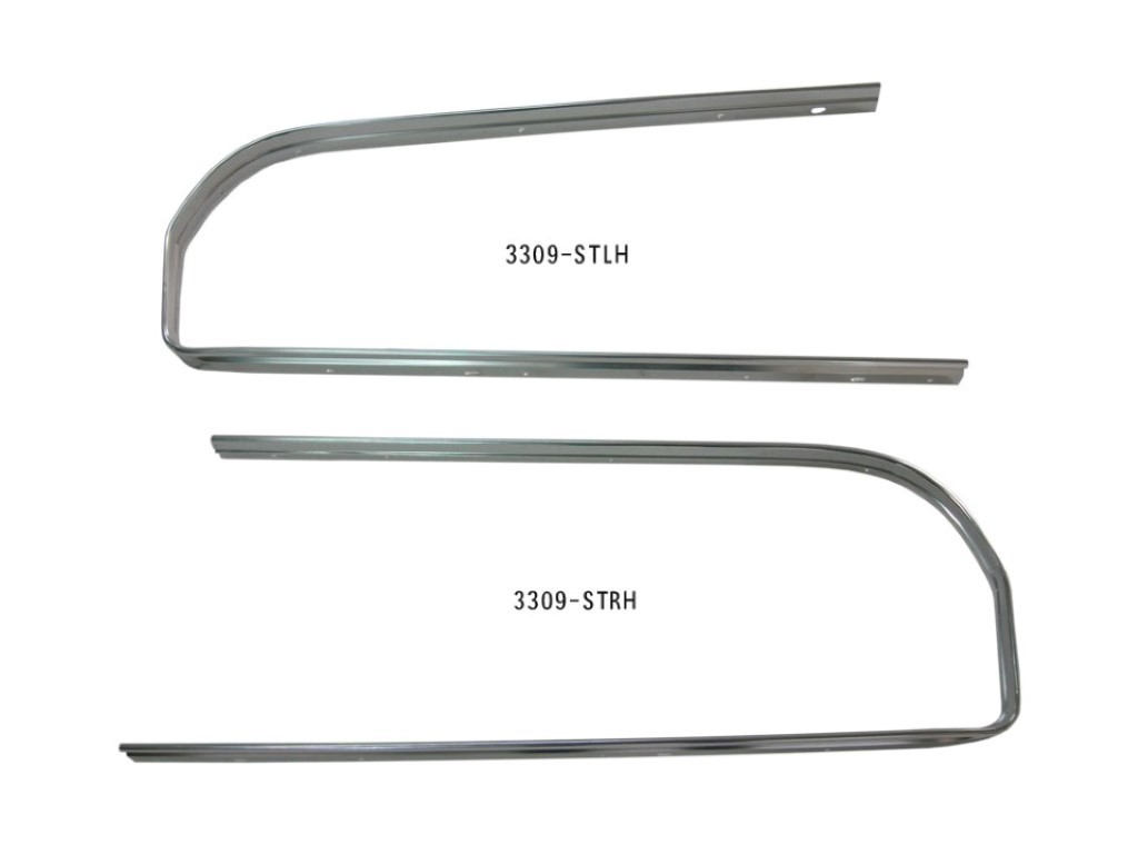 Front grill screen "trim" that surrounds the center grill screens.  Both drivers and passenger sides (pair). Discount exempt.