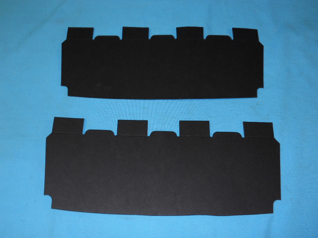 Seatback Top Boards - Bucket seats. (pair)