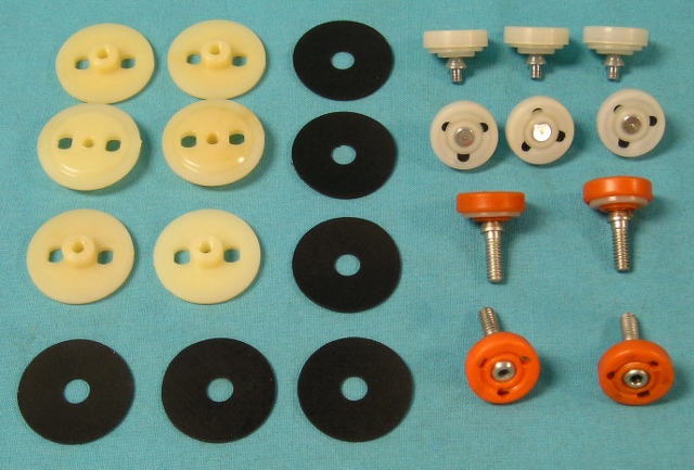 Door Window hardware kit (for both doors) - 10 piece kit - (except Dart Sports)
