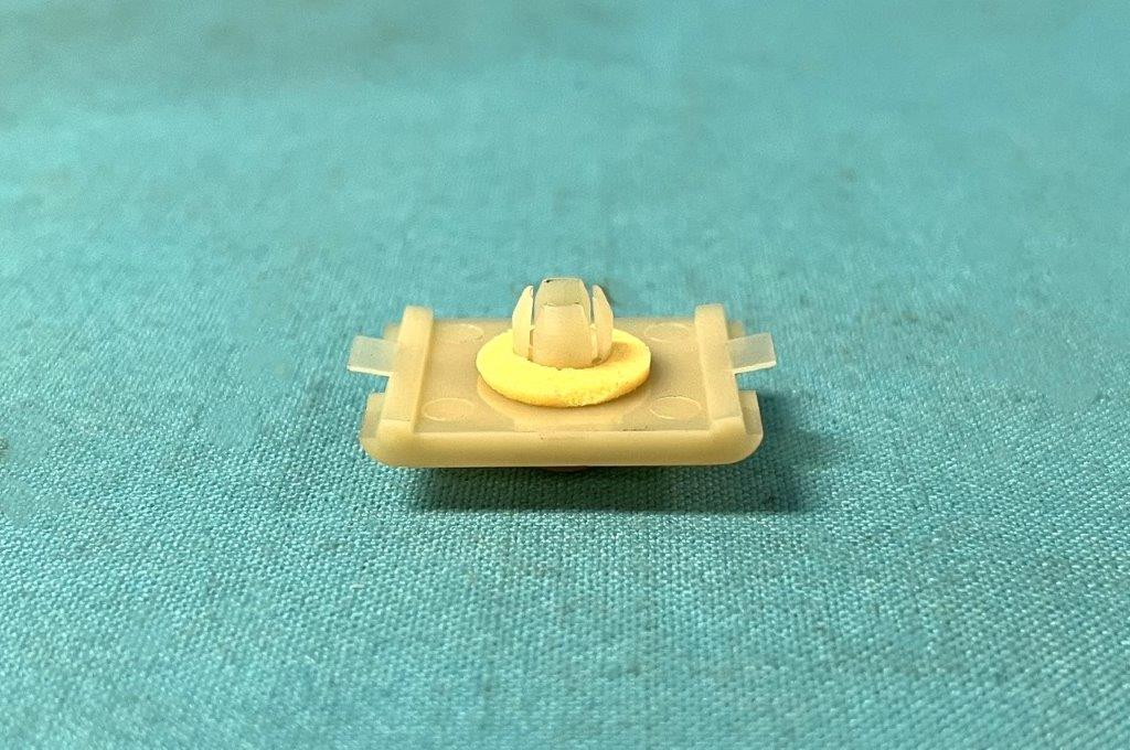 Rocker molding trim clip.  1.215 long.  May fit other models as well.  (sold each)