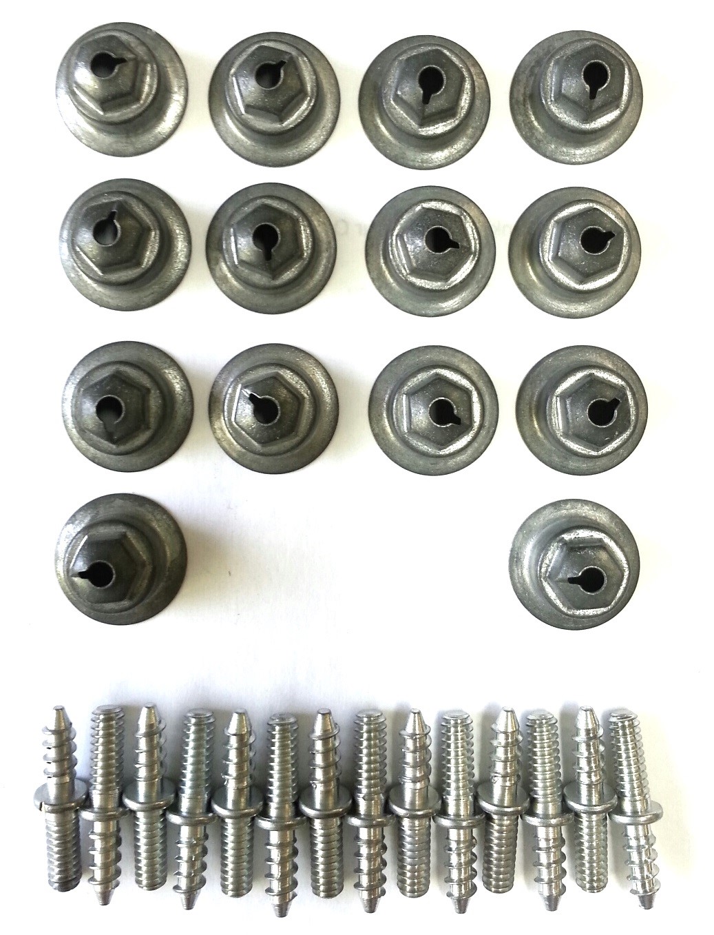 Hood Scoop Mounting Kit - (14) studs and barrel washers