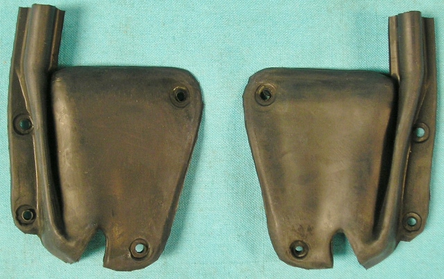 Door End caps - PLYMOUTHS (pair) - rear of door