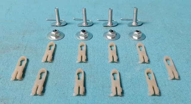 Vinyl Top molding clip kit (1971 -72 Charger with conopy top)