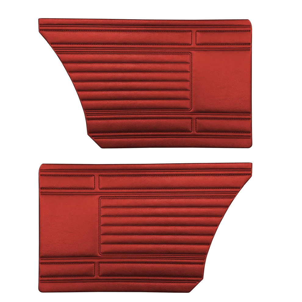 Rear panels - Coupe / Notchback - Die-electrically heat sealed coachman grain vinyl.  Standard Bucket or Bench Style. (pair)