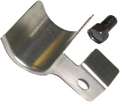 Spark Plug Wire Heat Shield for #7 Spark Plug.  Street Wedge vehicles.  Mounts to the left exhaust manifold on the second to last exhaust manifold sleeve nut to protect #7 plug.  Also can be used on the 1966-69 361 & 383 2bbl applications.