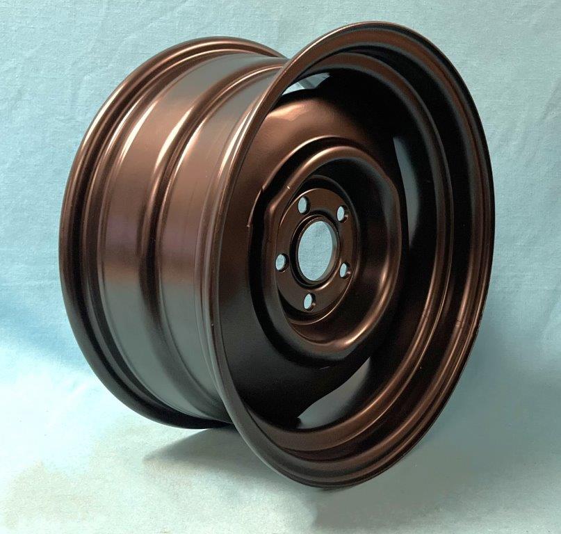 Steel Wheel - 15 x 7 with 4-1/4 Rear Spacing (Satin Black)