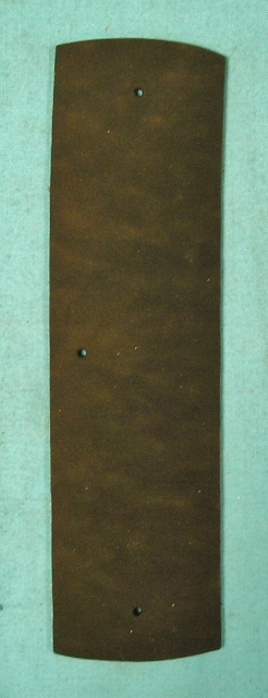 License Lamp Bumper Filler Seal (attaches to the 3 studs on the license lamp assembly)