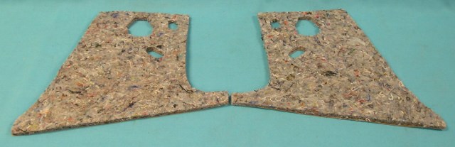 Fastback Sail Panel boards - Not material - just plain with jute padding on backside already attached. (pair)