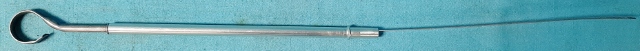 Oil Dipstick and Tube Assy - Our high quality reproduction oil indicator and tube for 1964-69 small block applications.  The clear zinc plated tube is formed from the correct wall thickness steel tubing with correct swedged flare & tapered end for easier installation.   Oil indicator handle is accurately formed and finished like original, and includes anti-rattle bends and embossed ADD-FULL marks.  Handle and tube are to be painted with the engine after installation.