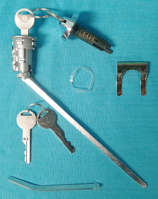 Glovebox & Trunk lock kit - All except Cuda - with OEM keys