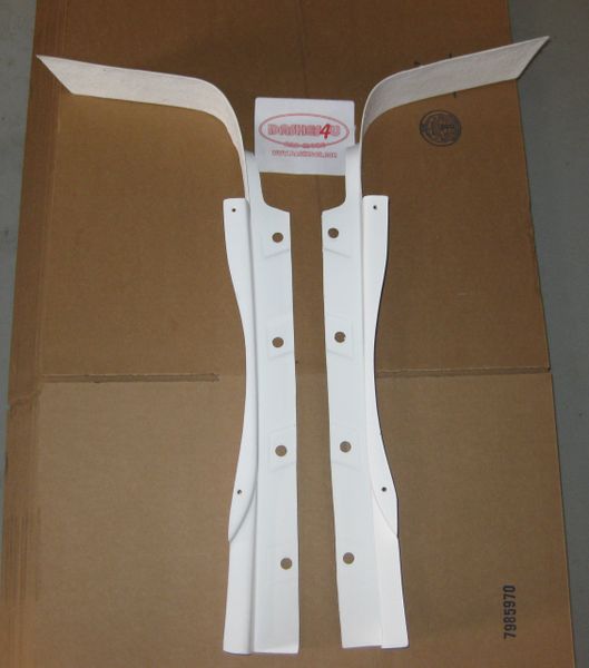 Rear Seat Fillers - White (Pair)